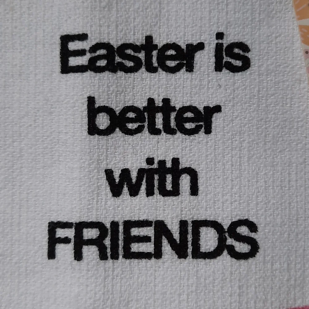 Easter Bunny Spring Farm Animals Dual Purpose Kitchen Dish Towels Fun Set - Picture 11 of 11